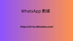 WhatsApp 數據